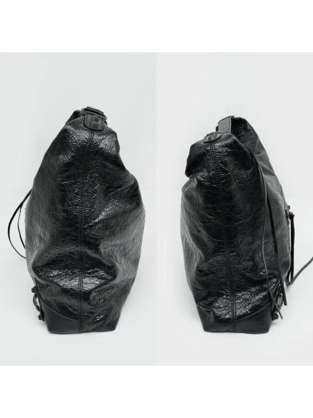 Balenciaga le City Hobo Black Shoulder 2-Way Leather